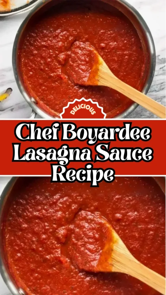 Chef Boyardee Lasagna Sauce