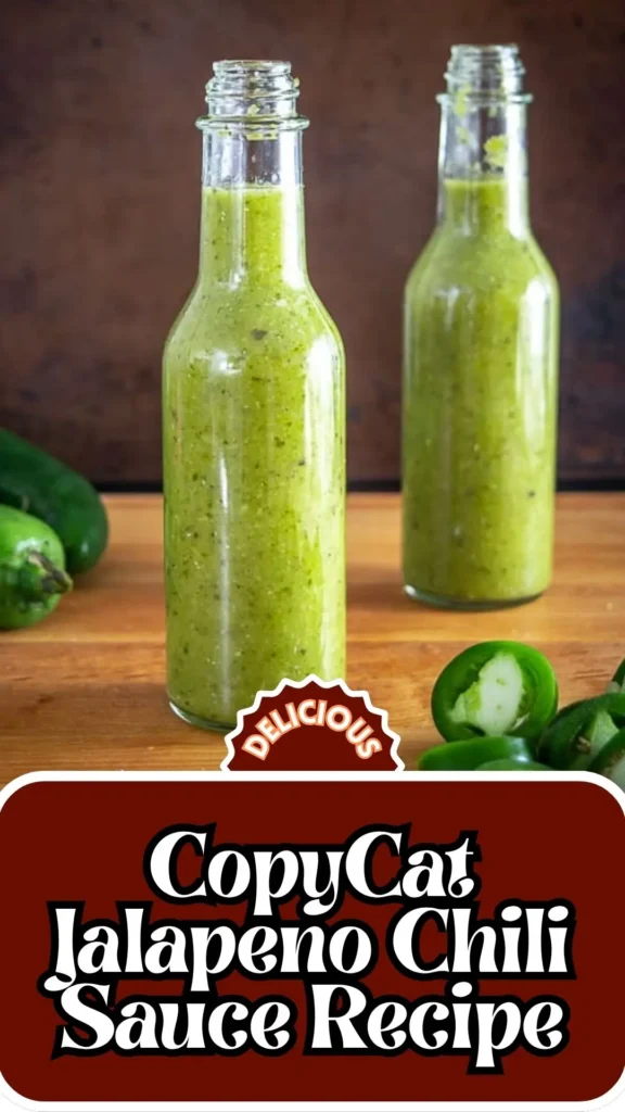 Spicy Jalapeno Chili Sauce