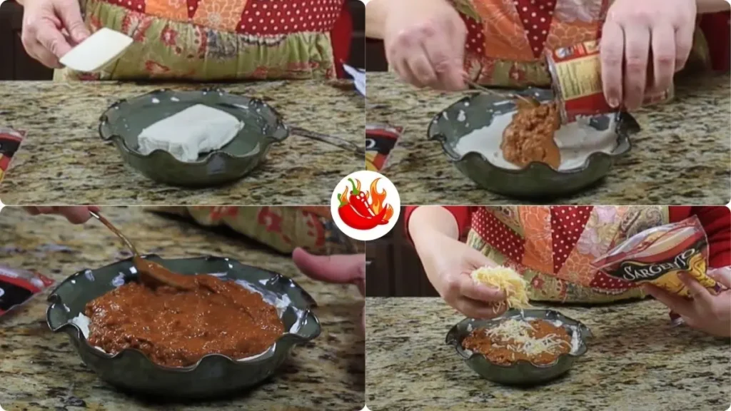 Step by Step Philadelphia Cream Cheese Chili Dip Recipe