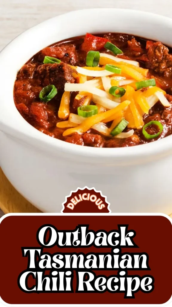 Copycat Outback Tasmanian Chili Recipe