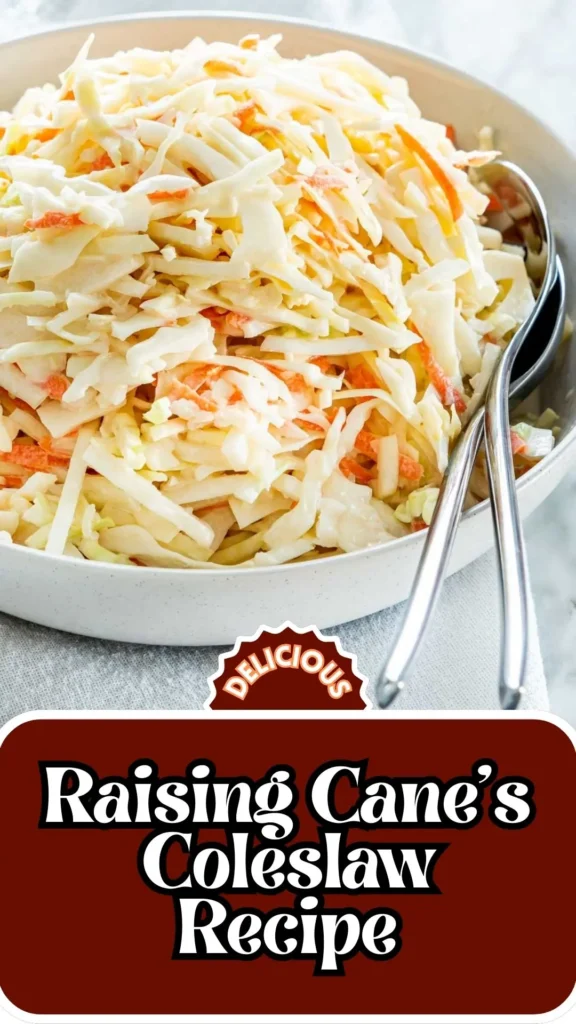 Copycat Raising Cane’s Coleslaw Recipe