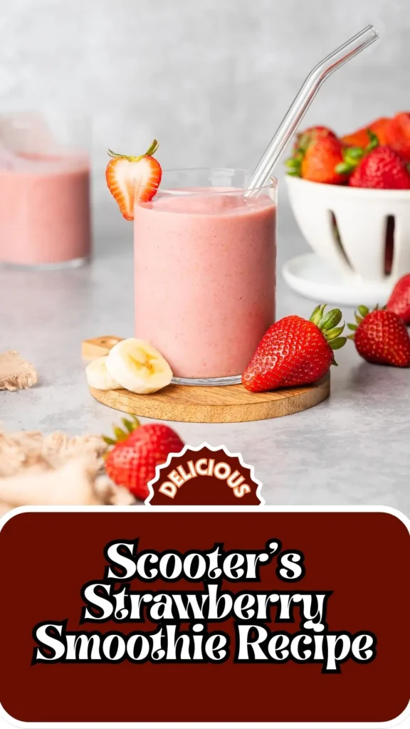 Copycat Scooter's Strawberry Smoothie Recipe