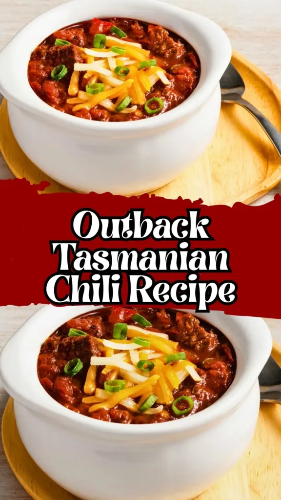 Outback Tasmanian Chili