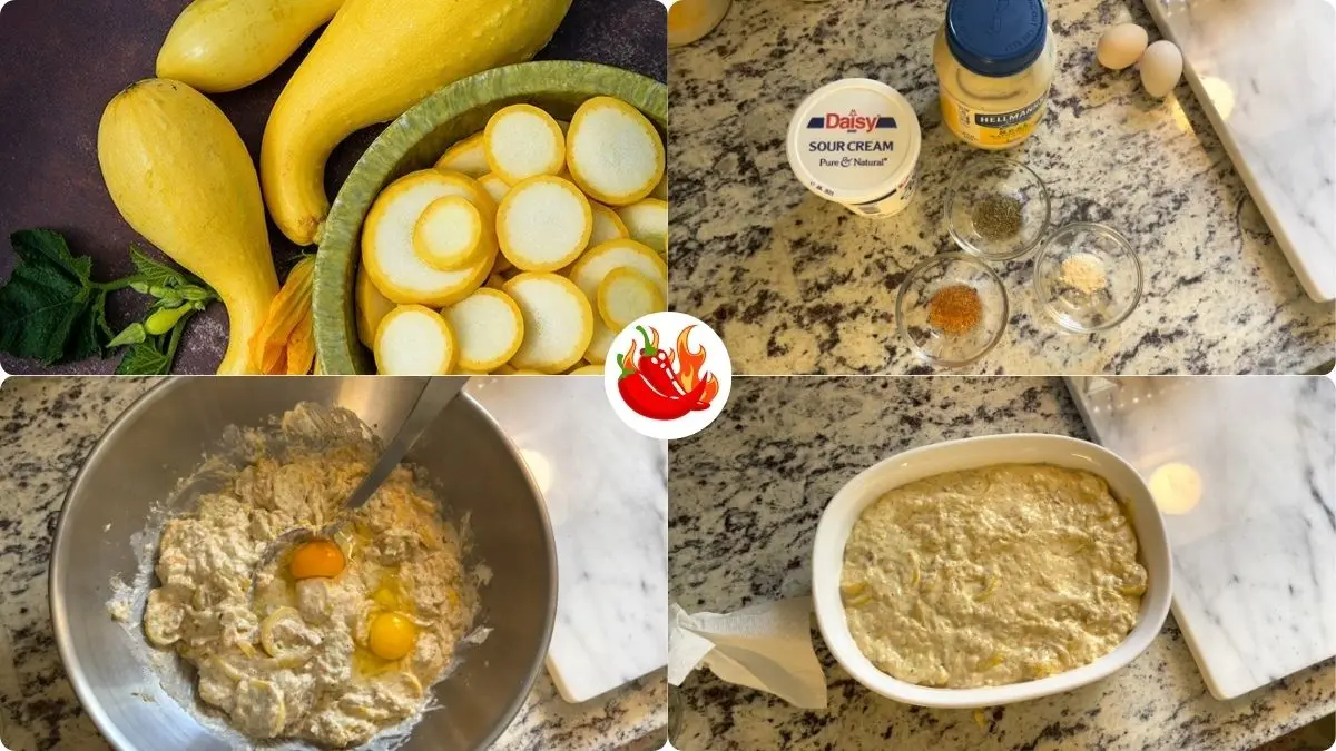 Step by Step Brenda Gantt’s Squash Alabama Casserole Recipe