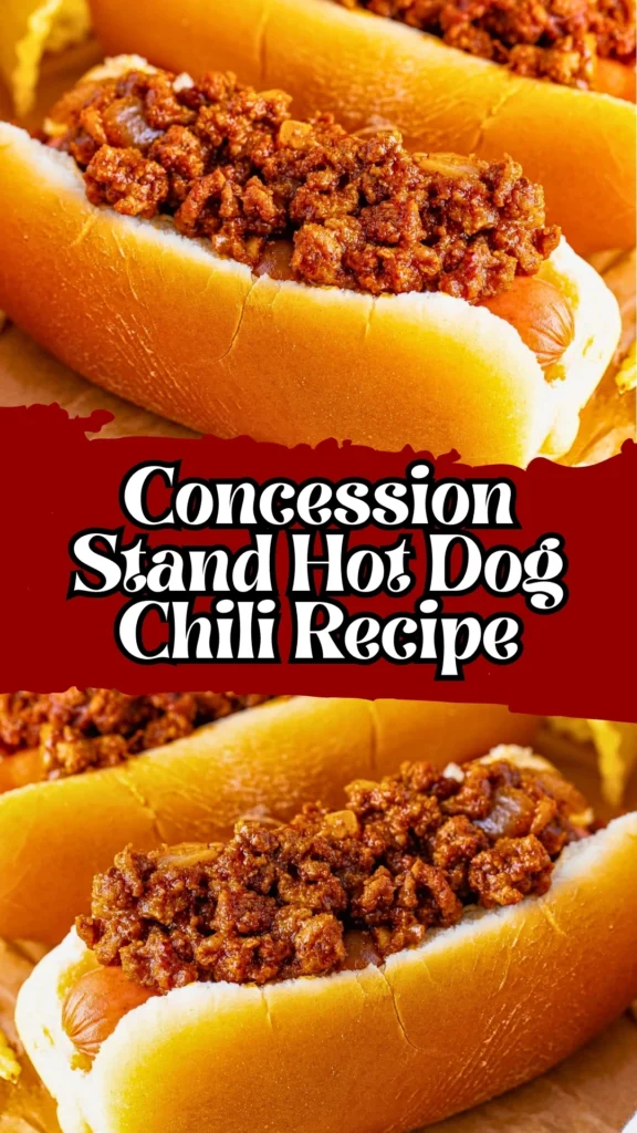 Concession Stand Hot Dog Chili