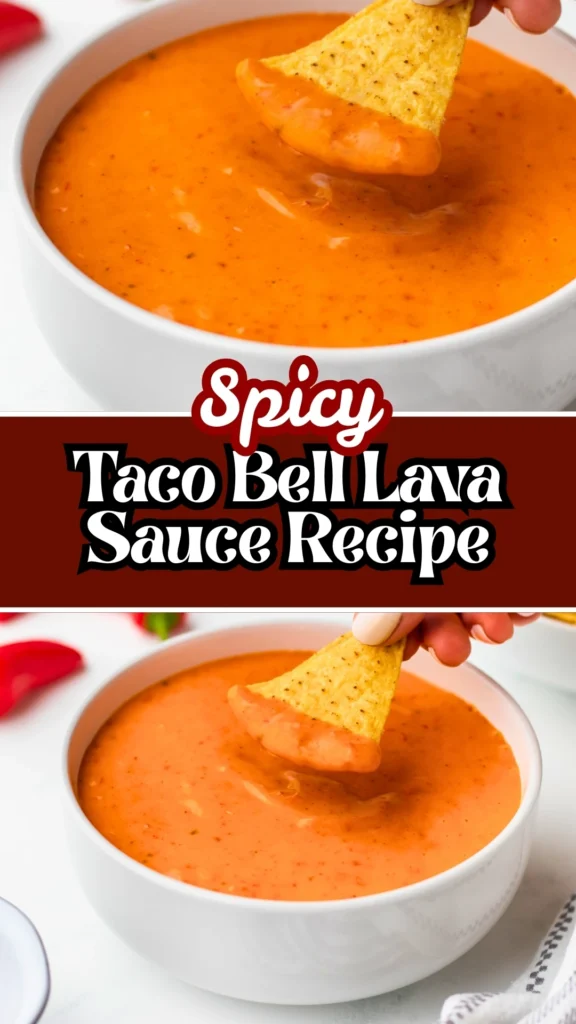Spicy Taco Bell Lava Sauce