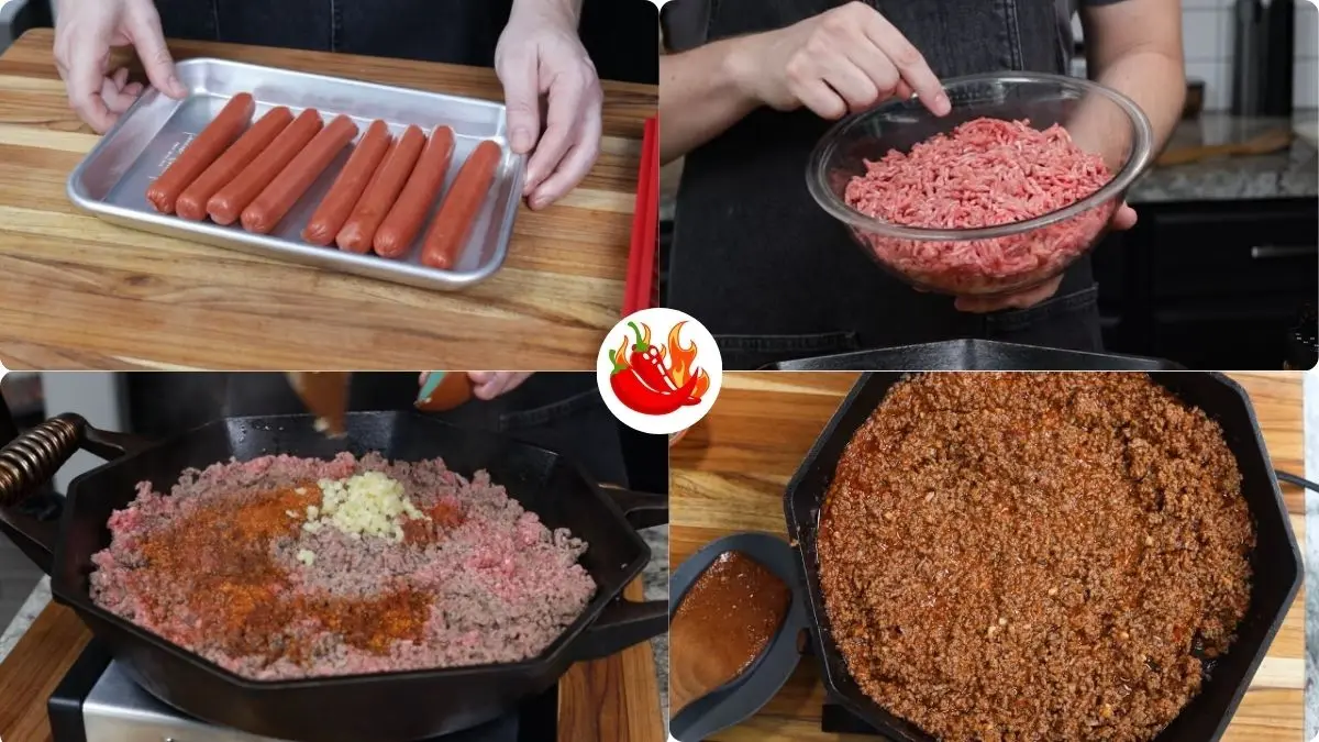 Step by Step Concession Stand Hot Dog Chili Recipe