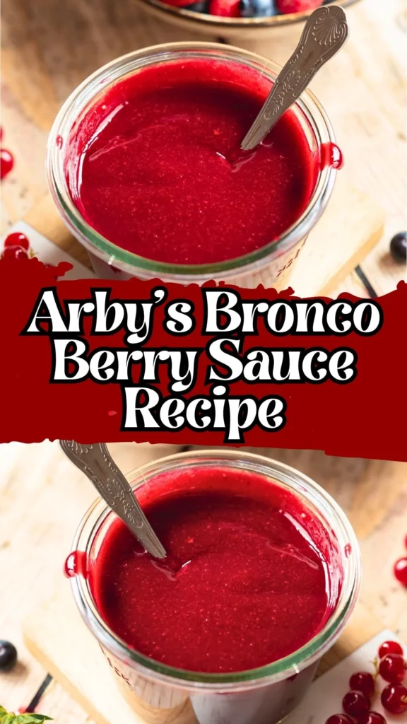 Arby's Bronco Berry Sauce