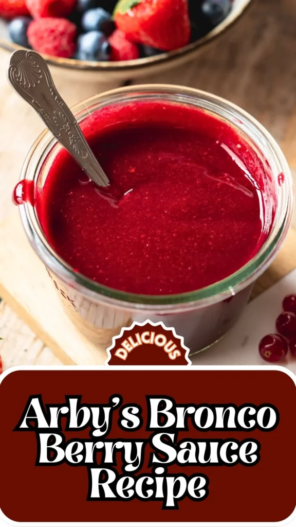 Copycat Arby's Bronco Berry Sauce Recipe