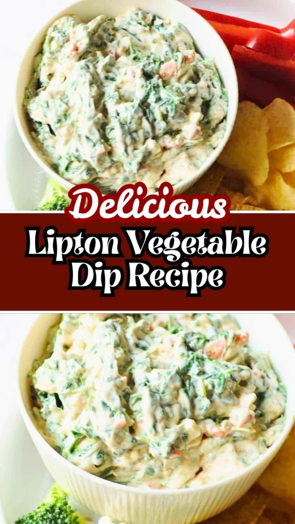 Delicious Lipton Vegetable Dip