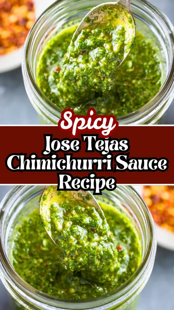 Spicy Jose Tejas Chimichurri Sauce