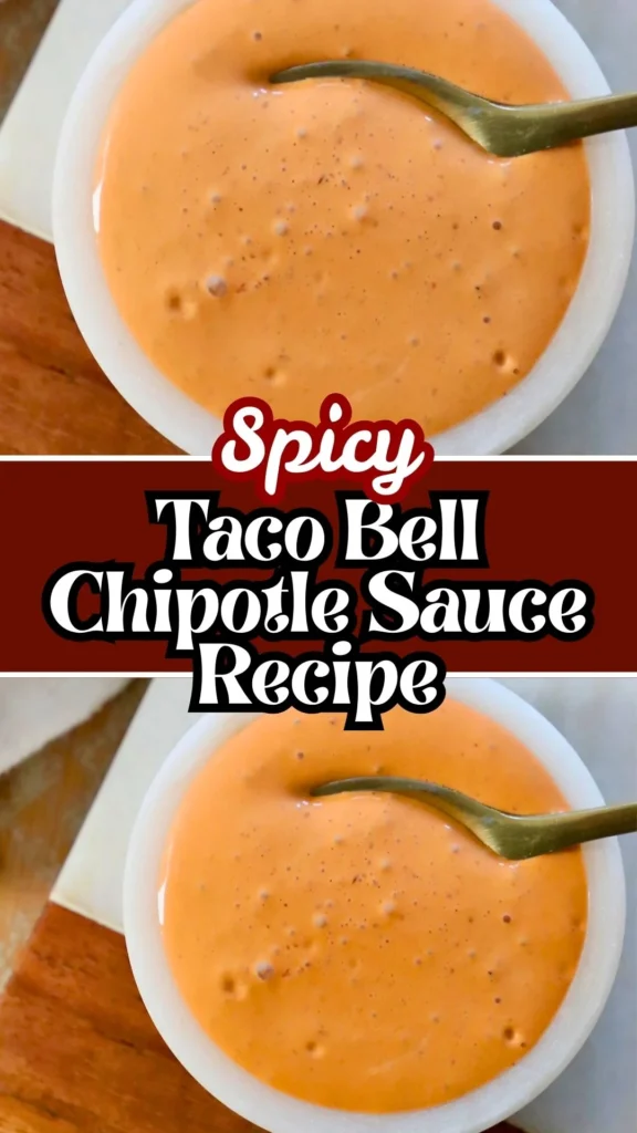 Spicy Taco Bell Chipotle Sauce