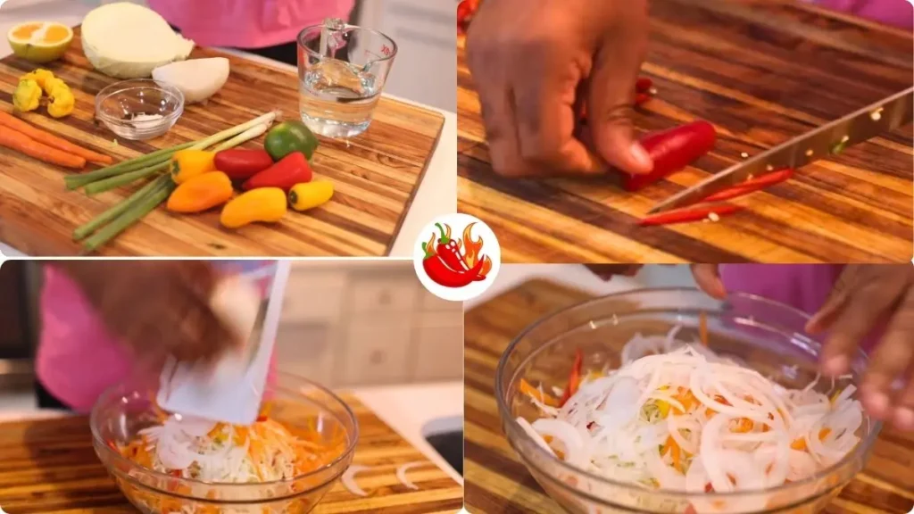 Step by step Haitian Picklese Recipe