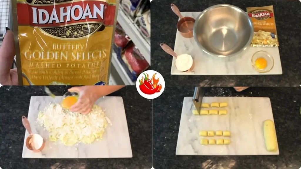 Step by step Instant Mashed Potato Gnocchi Recipe