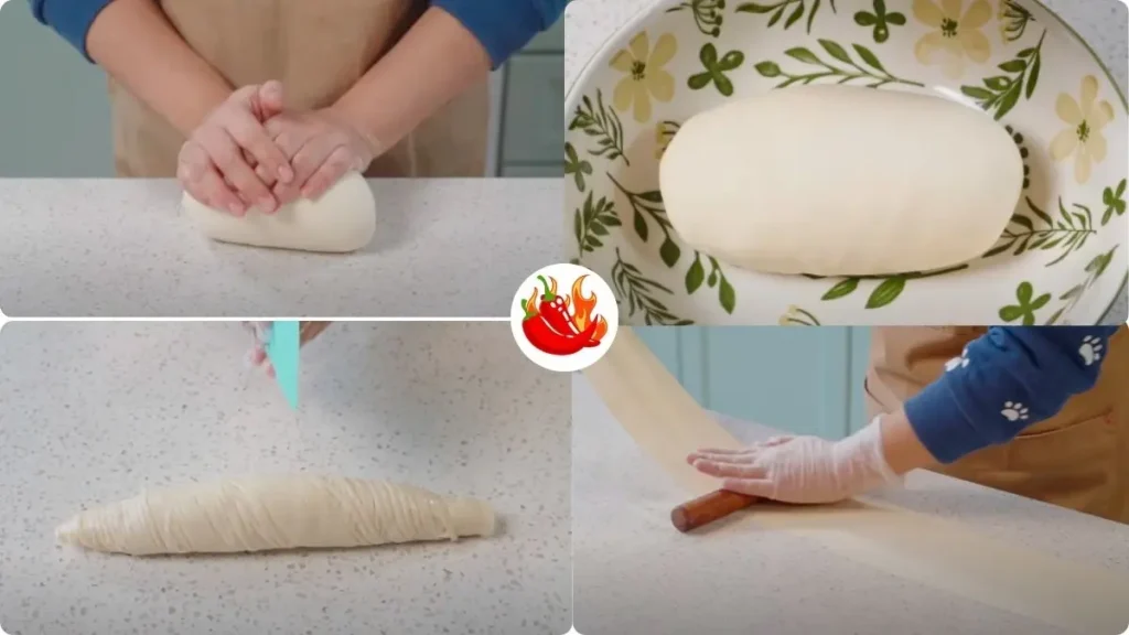 Step by step Rougamo Bread Recipe