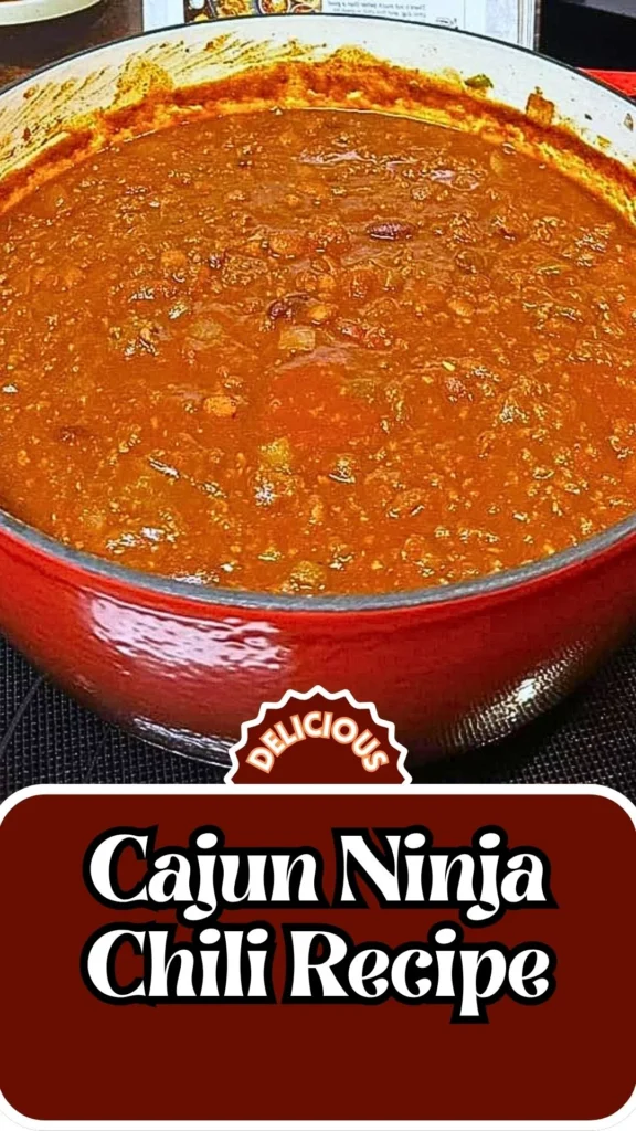 Copycat Cajun Ninja Chili Recipe