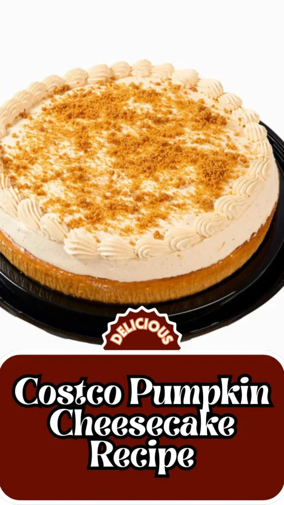 Copycat Costco Pumpkin Cheesecake Recipe