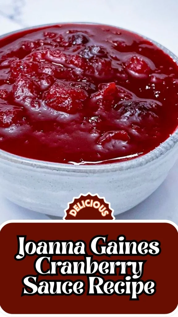 Copycat Joanna Gaines Cranberry Sauce Recipe
