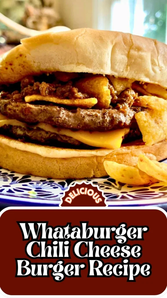 Copycat Whataburger Chili Cheese Burger Recipe