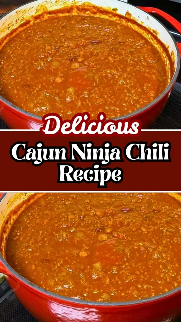 Delicious Cajun Ninja Chili Recipe