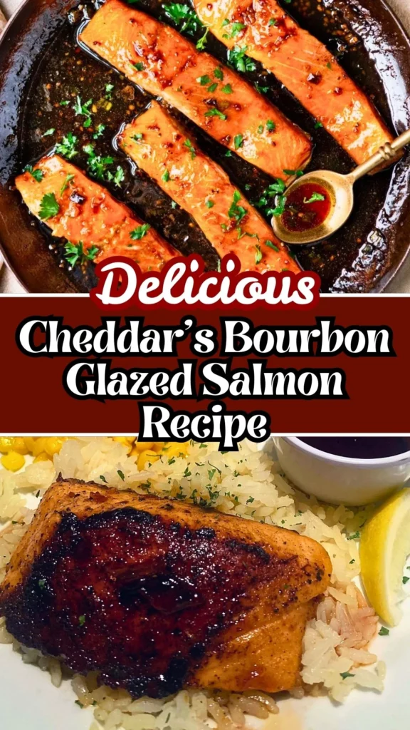 Delicious Cheddar's Bourbon Glazed Salmon Recipe