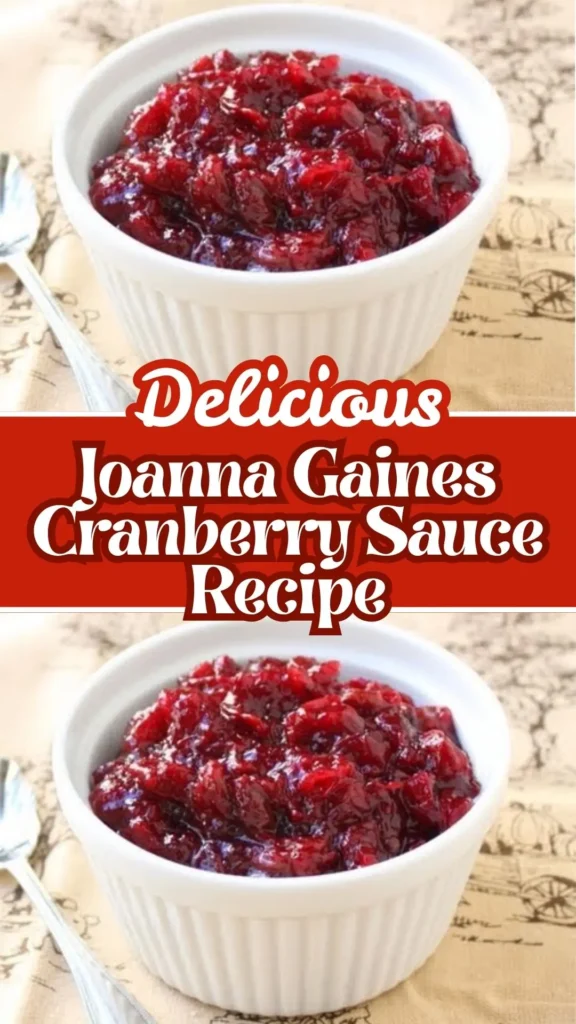 Delicious Joanna Gaines Cranberry Sauce