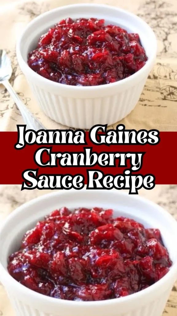 Joanna Gaines Cranberry Sauce