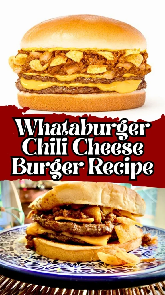 Whataburger Chili Cheese Burger