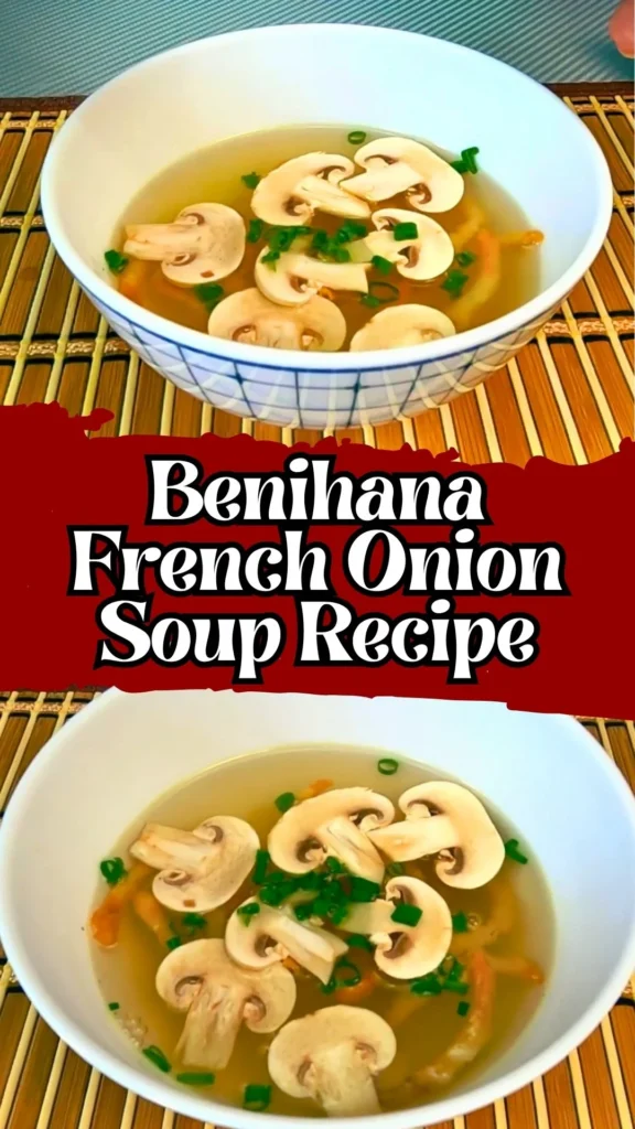 Benihana French Onion Soup