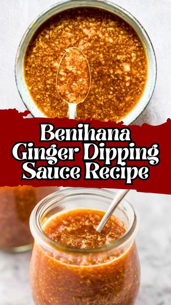 Benihana Ginger Dipping Sauce