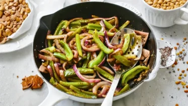 Chipotle Restaurant Fajita Vegetables Recipe