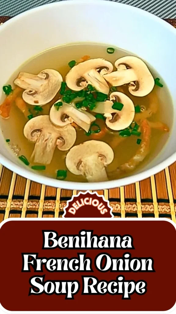 Copycat Benihana French Onion Soup Recipe