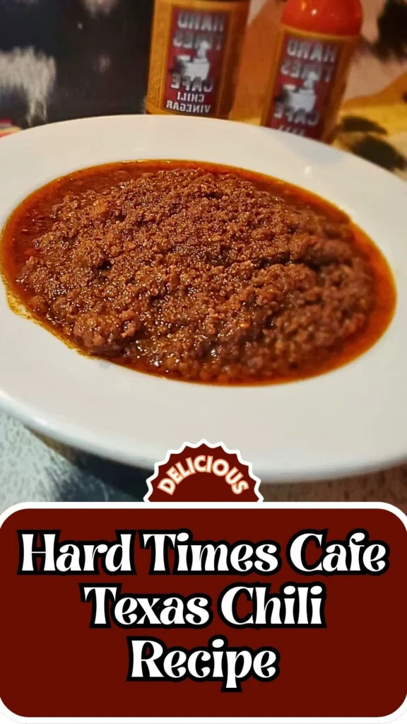 Copycat Hard Times Cafe Texas Chili Recipe