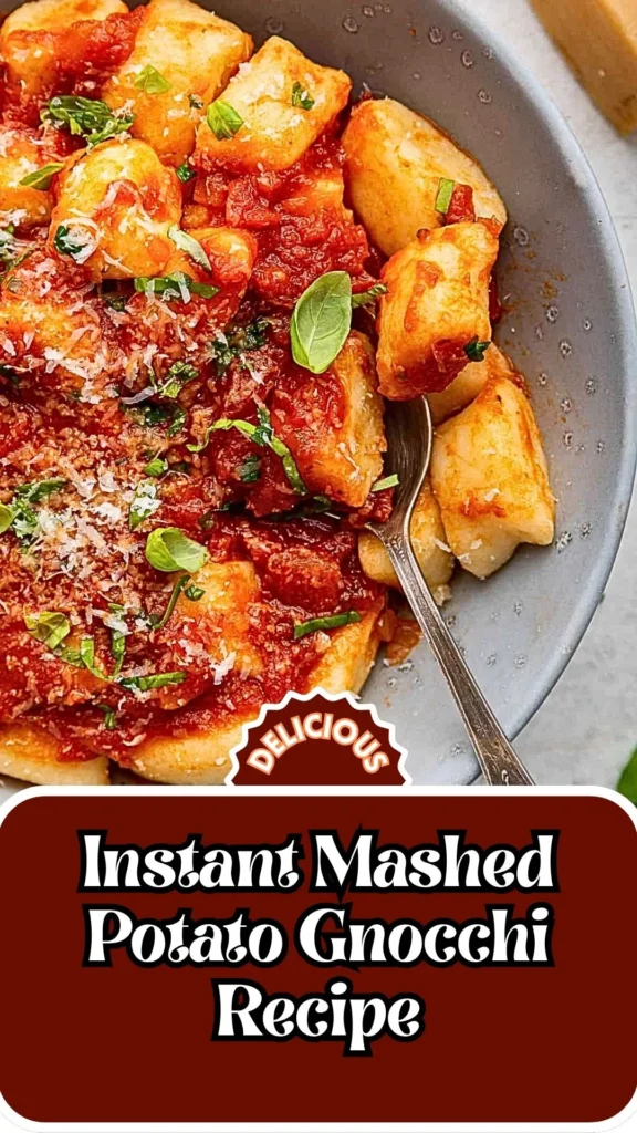 Copycat Instant Mashed Potato Gnocchi Recipe