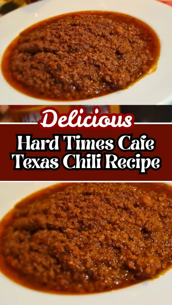 Delicious Hard Times Cafe Texas Chili Recipe