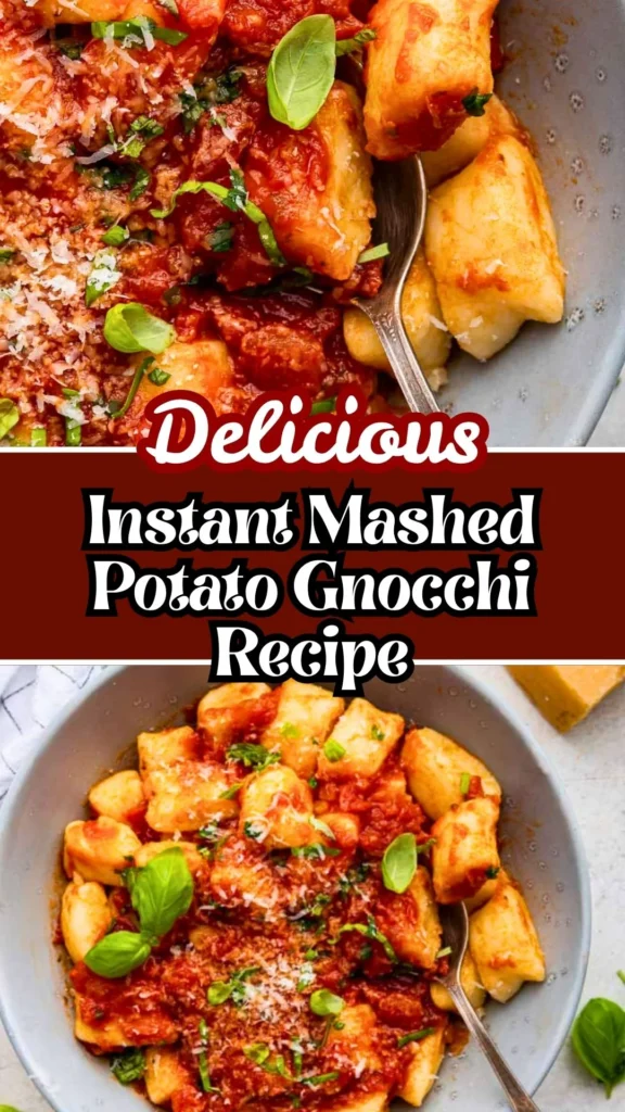 Delicious Instant Mashed Potato Gnocchi Recipe