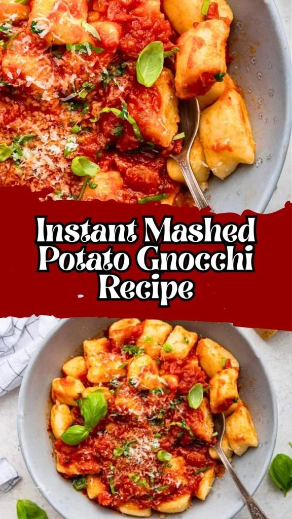 Instant Mashed Potato Gnocchi