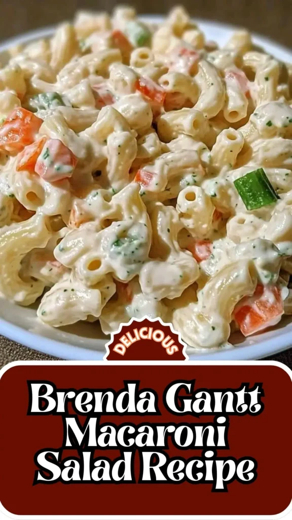 Copycat Brenda Gantt Macaroni Salad Recipe