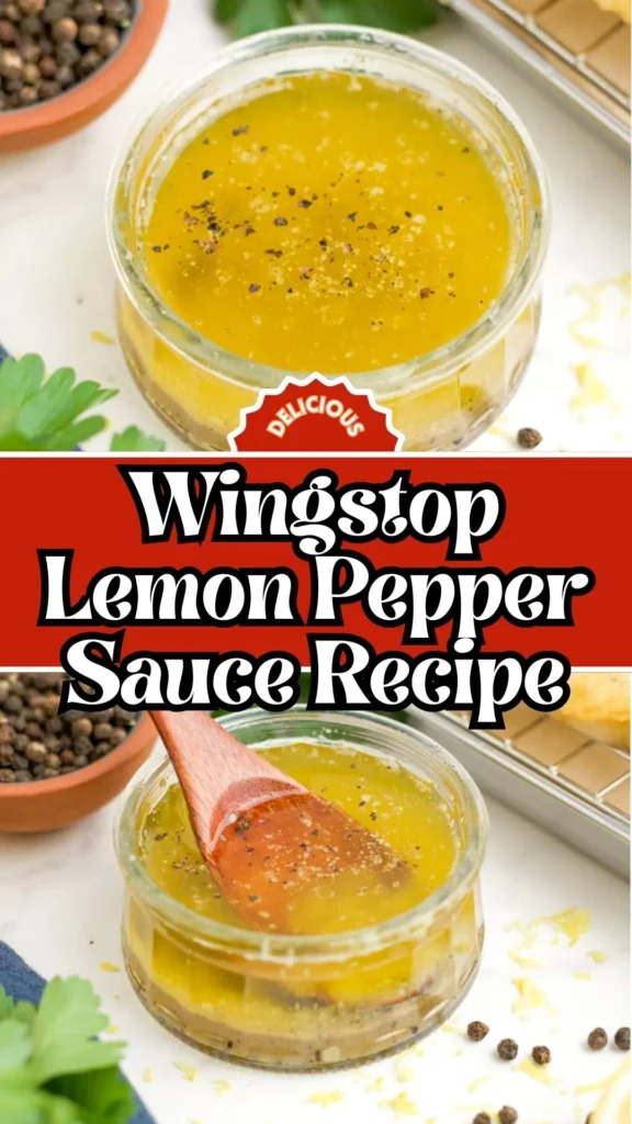 Wingstop Lemon Pepper Sauce
