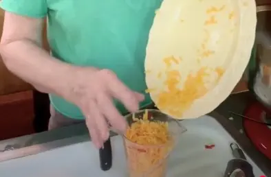 Incorporate the Cheddar Cheese