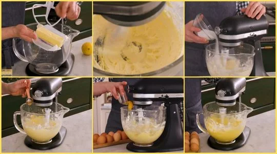 Cream the butter and sugar