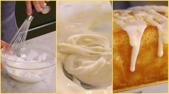 Make the glaze and serve