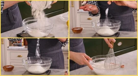 Mix the dry ingredients