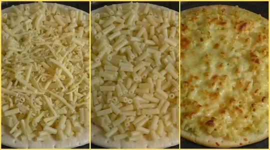 Add More Cheese and Bake the Pizza