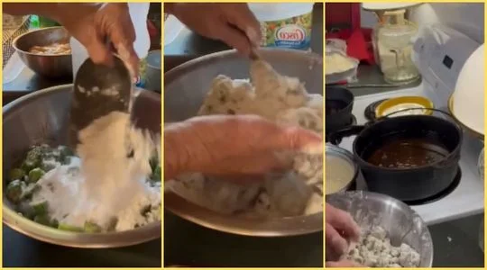 Make the Breading and Heat the Oil