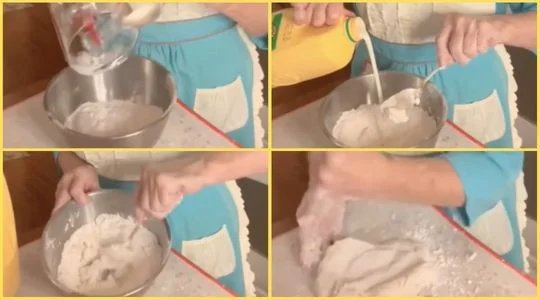 Make the Dough and Knead the Dough