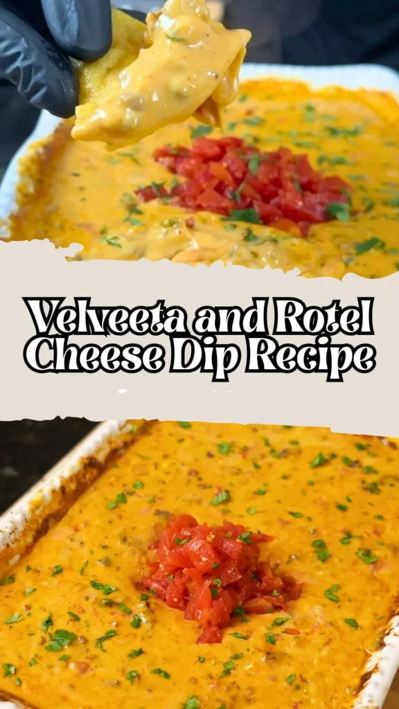 Velveeta and Rotel Cheese Dip