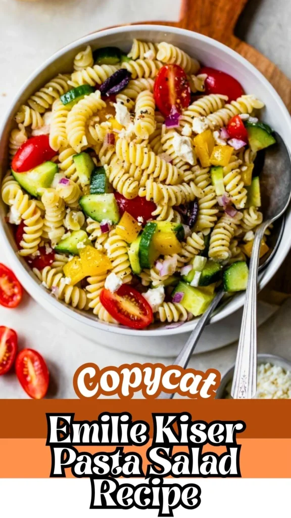 Copycat Emilie Kiser Pasta Salad Recipe