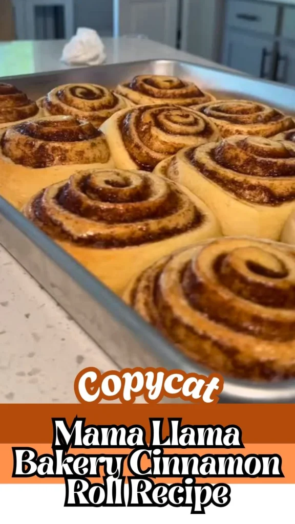 Copycat Mama Llama Bakery Cinnamon Roll Recipe