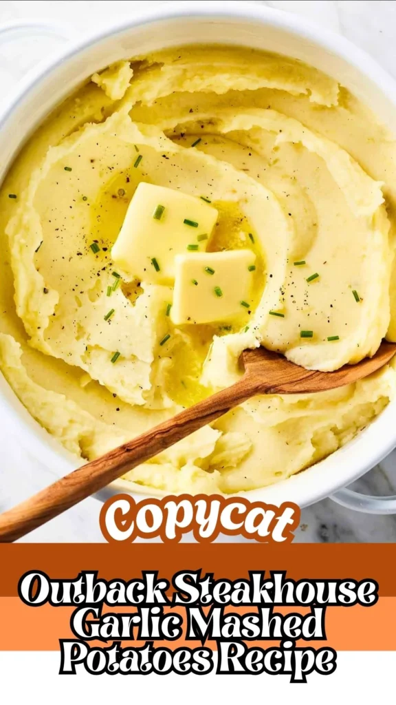 Copycat Outback Steakhouse Garlic Mashed Potatoes Recipe